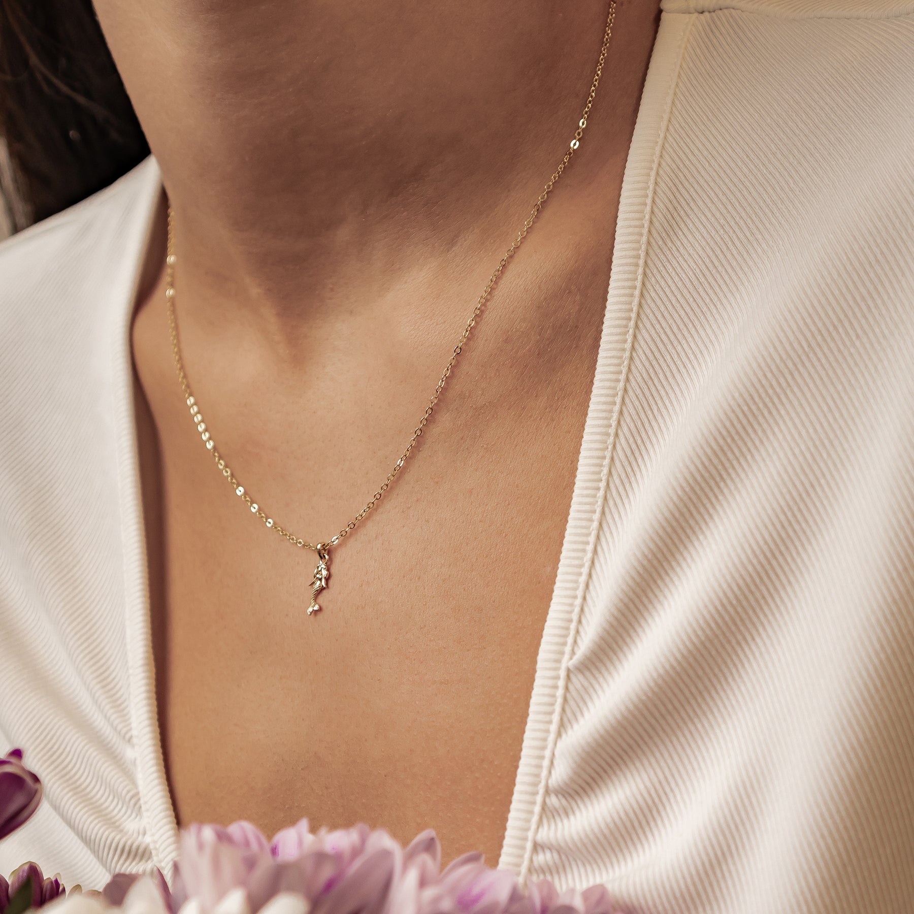 Collier Pendentif Sirène en Argent Sterling