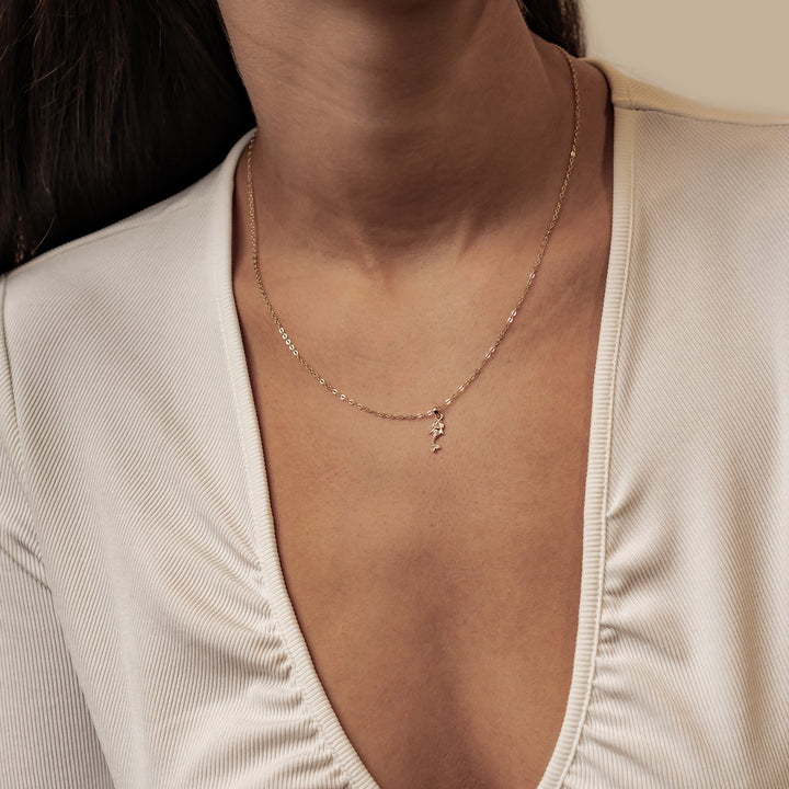 Collar Colgante Sirena Plata de Ley 925