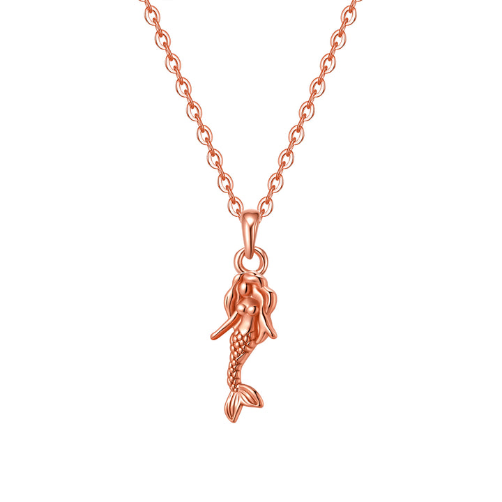 Collar Colgante Sirena Plata de Ley 925