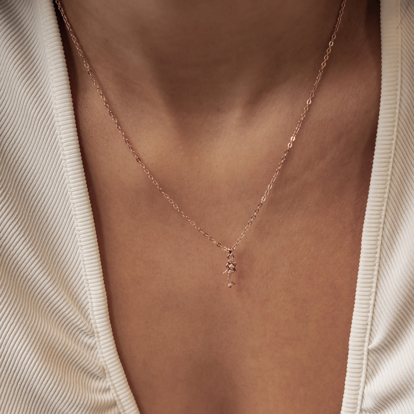 Collier Pendentif Sirène en Argent Sterling