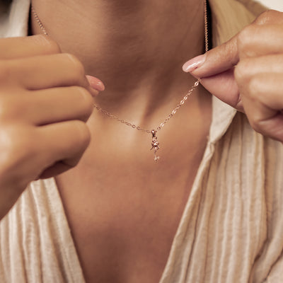 Collier Pendentif Sirène en Argent Sterling