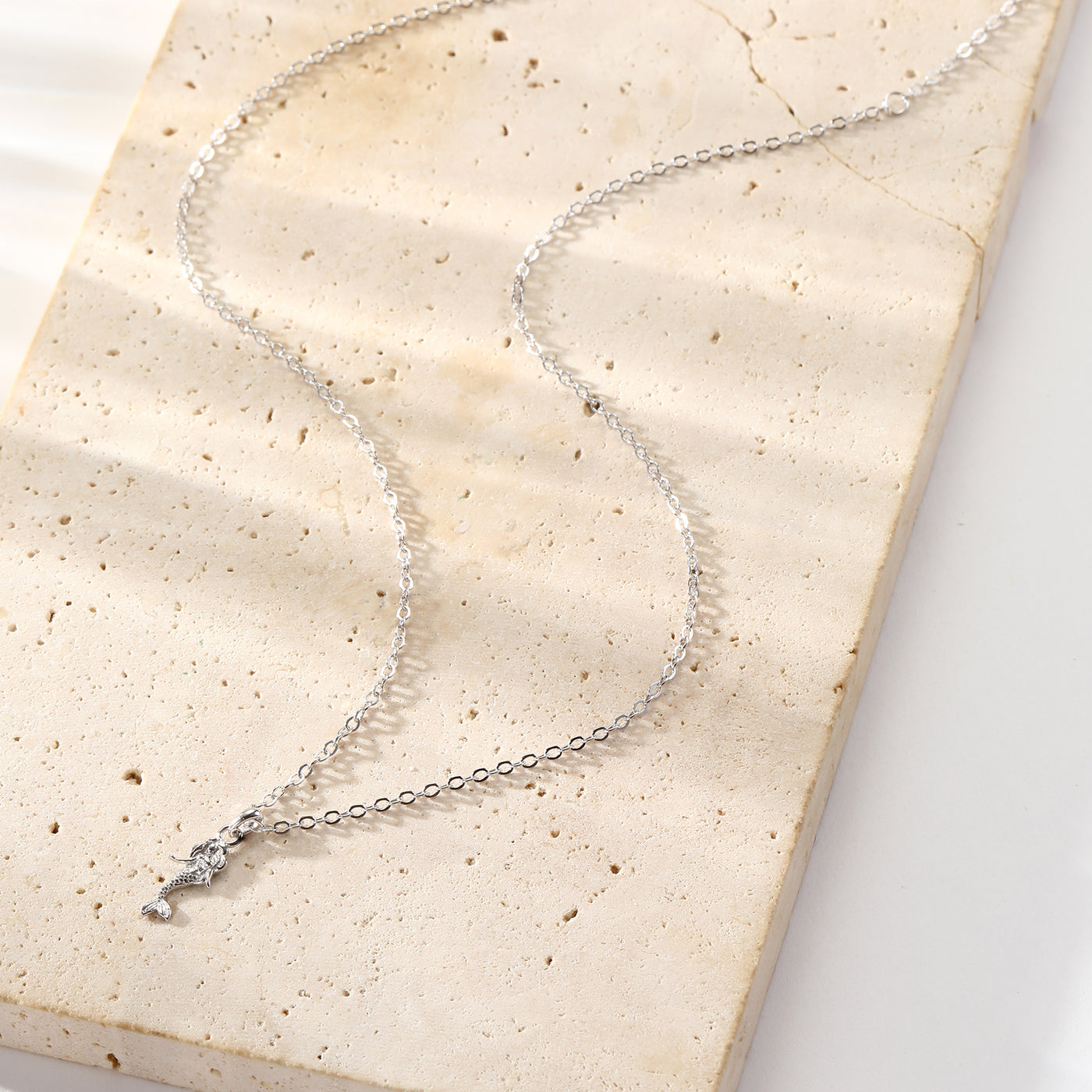 Collier Pendentif Sirène en Argent Sterling