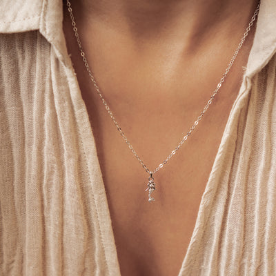 Collier Pendentif Sirène en Argent Sterling