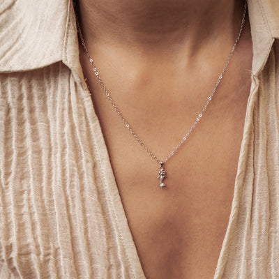 Collier Pendentif Sirène en Argent Sterling