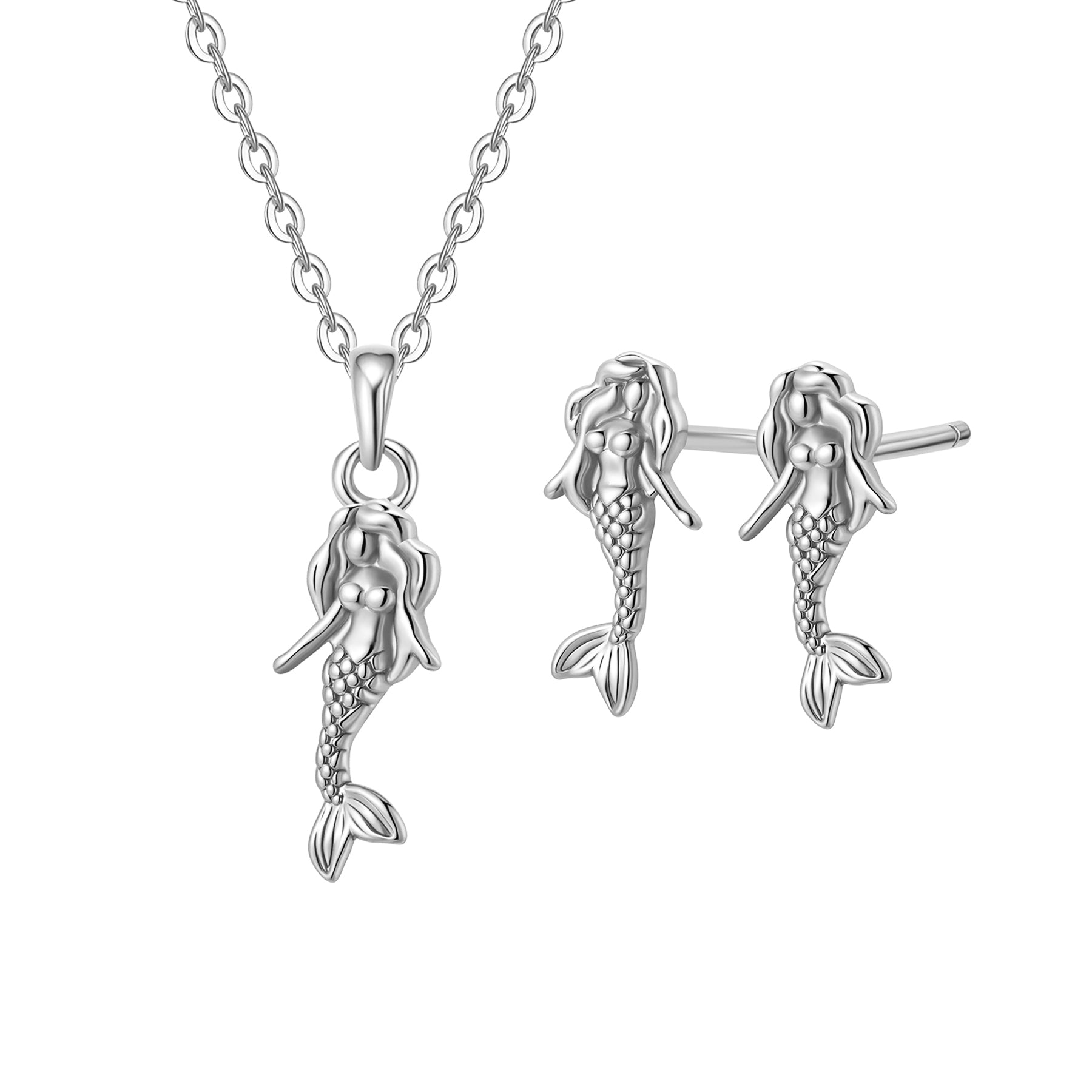 Set Joyería Sirena Plata de Ley 925