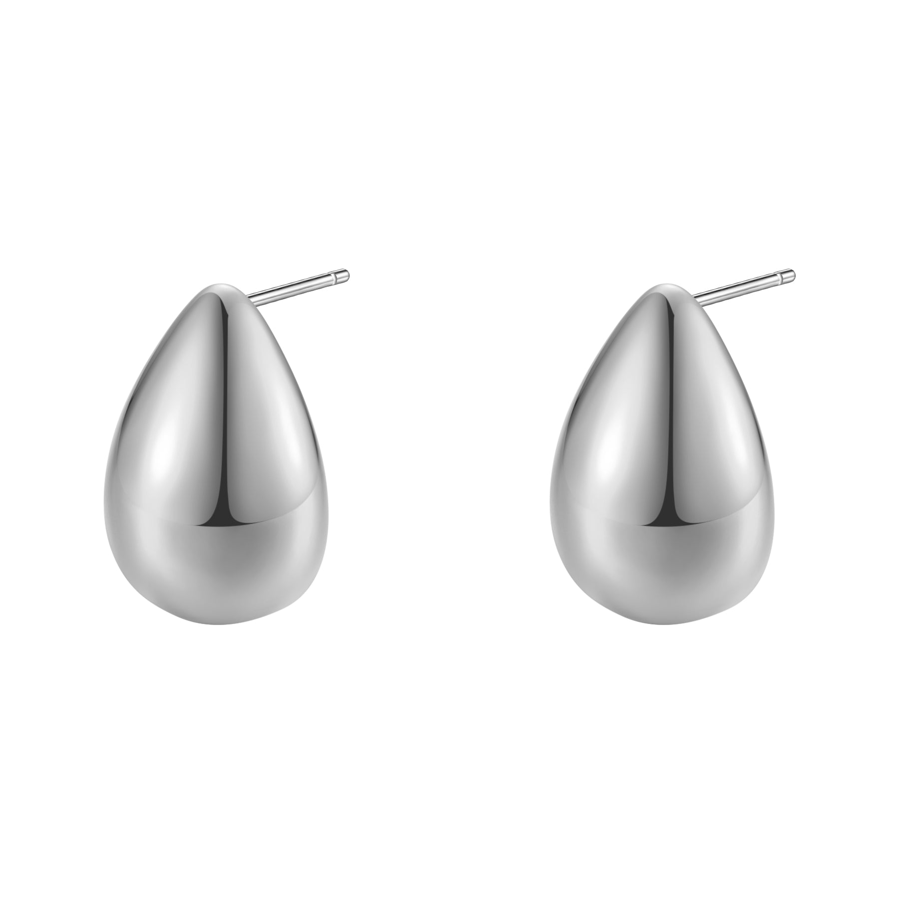 Mini Dome Hoop Earrings Stainless Steel