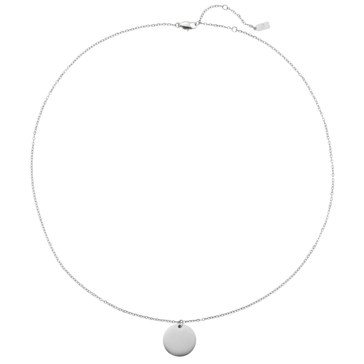Minimalist Disc Pendant Necklace Waterproof
