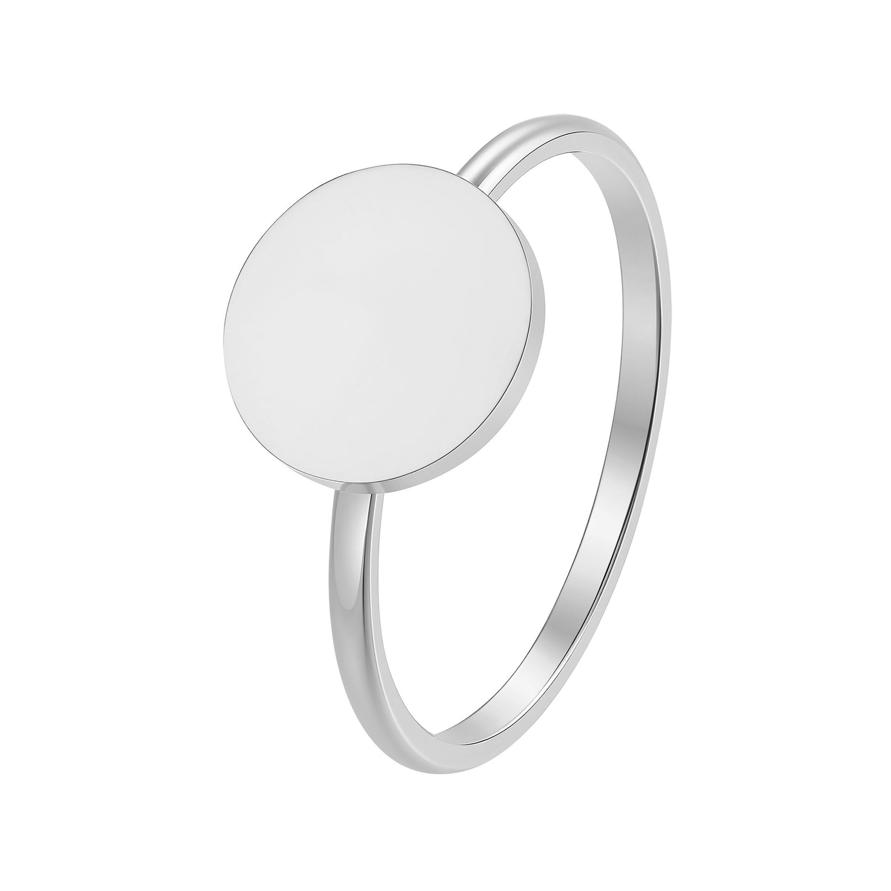 Minimalistischer Disc-Ring – Wasserfest