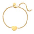 Minimalist Heart Charm Bracelet Waterproof