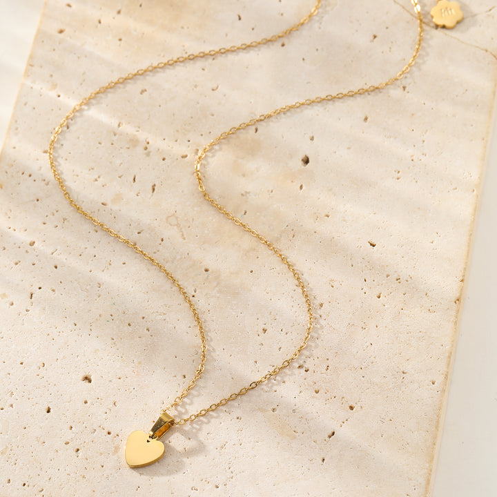 Collier Minimaliste Pendentif Cœur – Waterproof