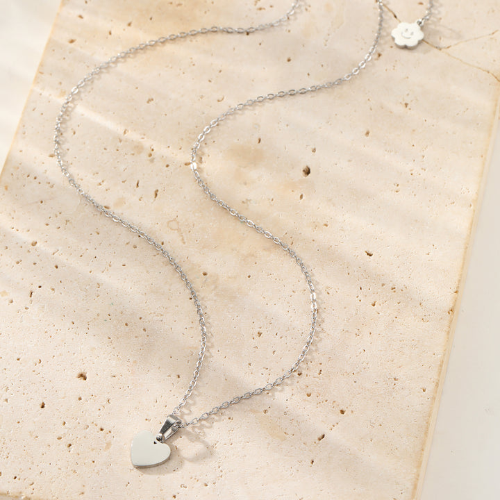 Collier Minimaliste Pendentif Cœur – Waterproof