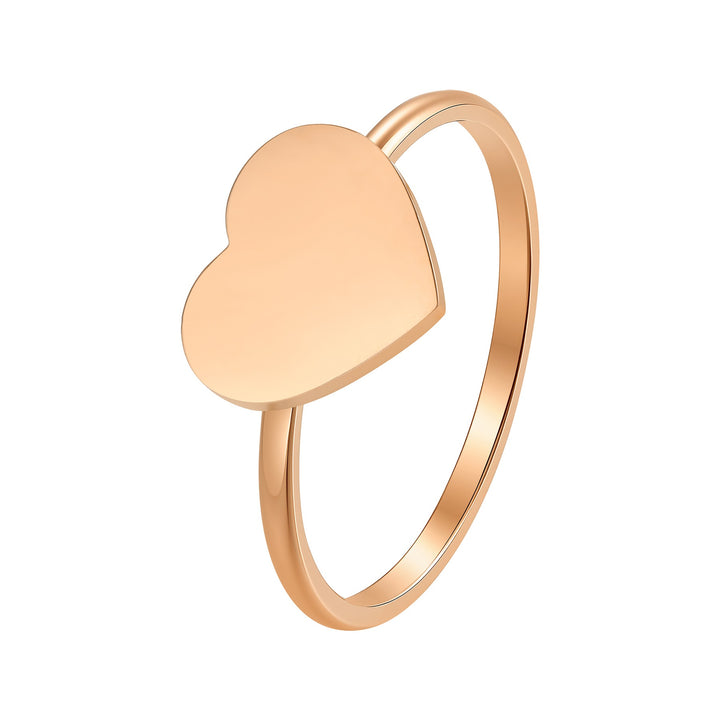 Minimalist Heart Ring Waterproof