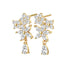 Morning Dew Drop Earrings Sterling Silver