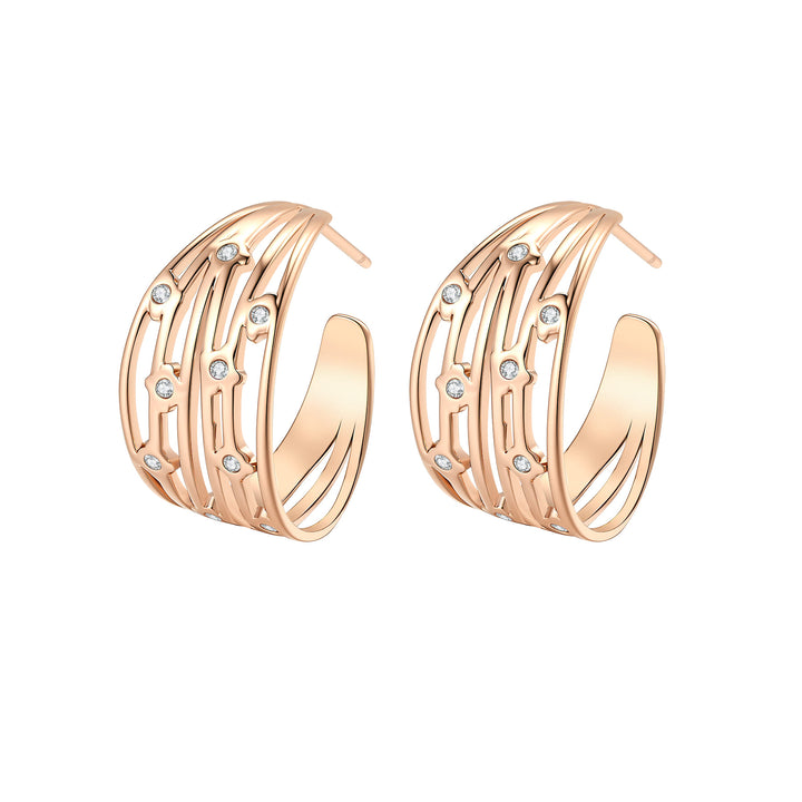 Pendientes Aros Cristal Multi Banda Waterproof