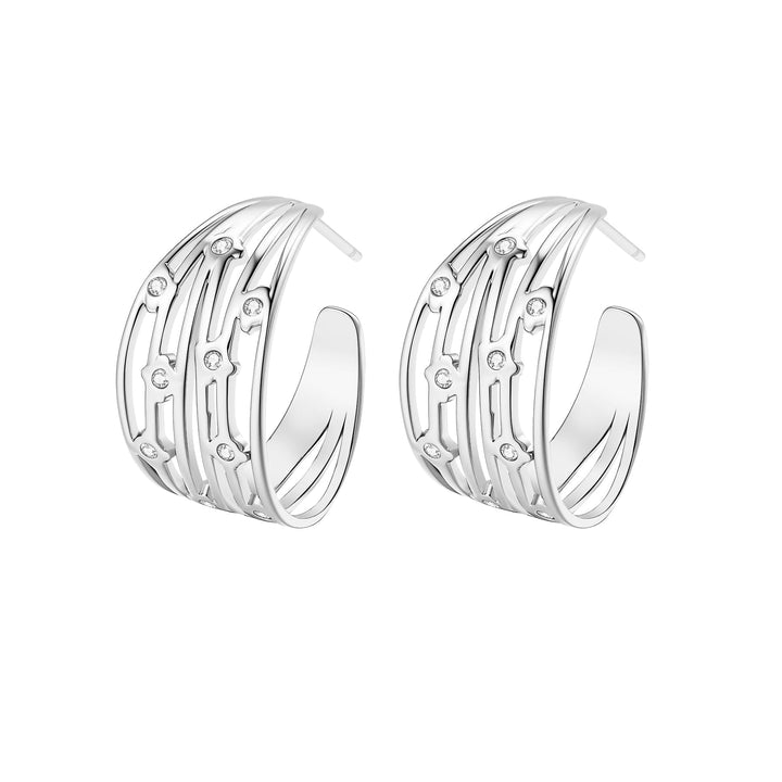 Pendientes Aros Cristal Multi Banda Waterproof
