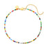 Bunte Perlen-Fußkette Waterproof