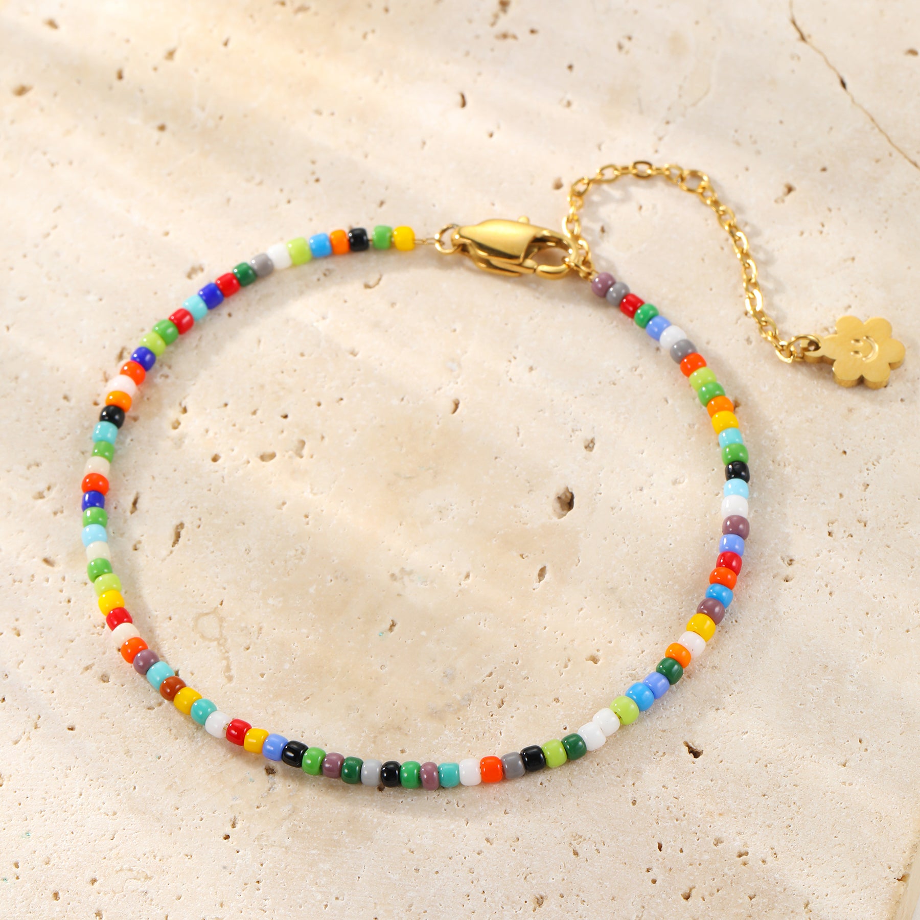 Pulsera Cuentas Multicolor Impermeable