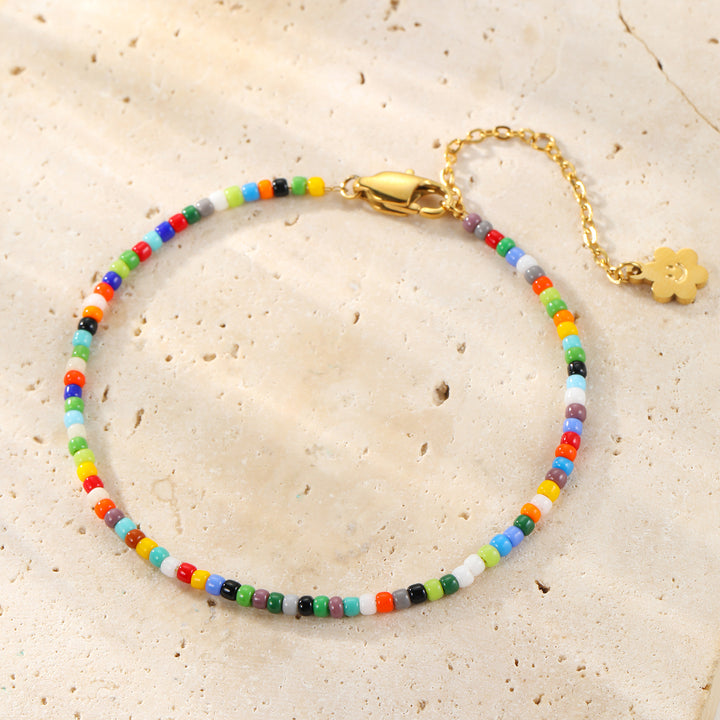 Pulsera Cuentas Multicolor Impermeable