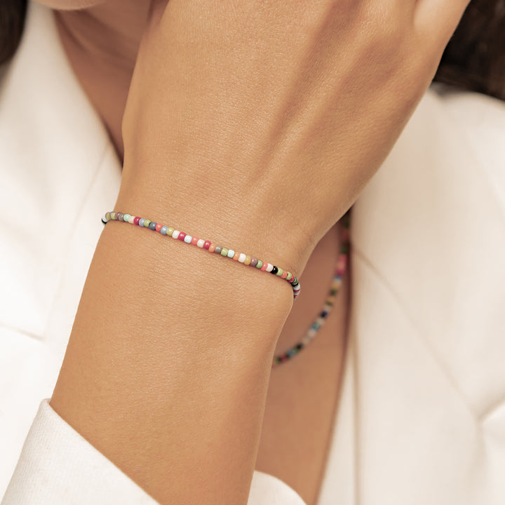 Pulsera Cuentas Multicolor Impermeable