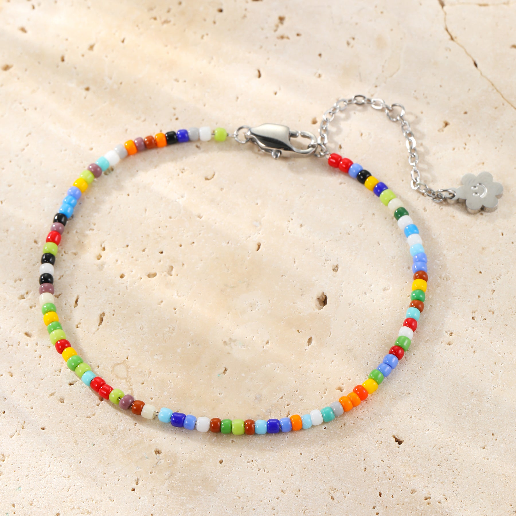 Pulsera Cuentas Multicolor Impermeable