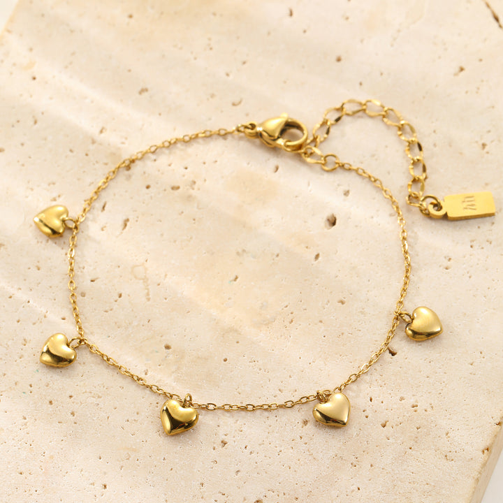 Bracelet Cœur Épais Multiple Imperméable