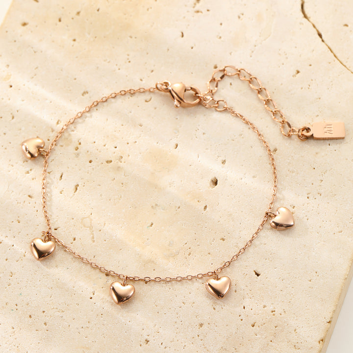 Bracelet Cœur Épais Multiple Imperméable