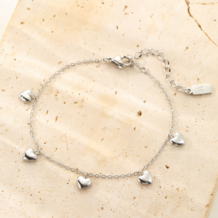 Bracelet Cœur Épais Multiple Imperméable
