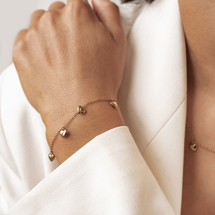 Ensemble Bijoux Cœur Épais Multiple Waterproof