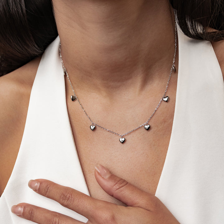 Ensemble Bijoux Cœur Épais Multiple Waterproof
