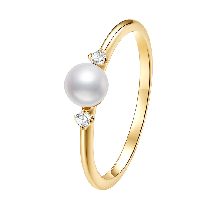Anillo Perla Nuevos Comienzos Oro 14K