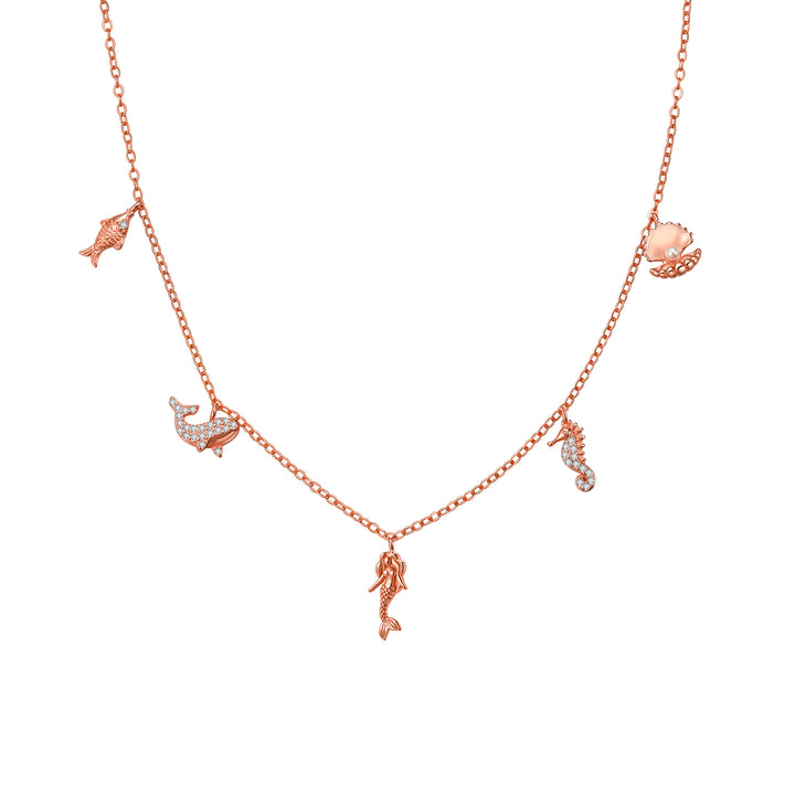 Collar Charms Océano Plata de Ley 925
