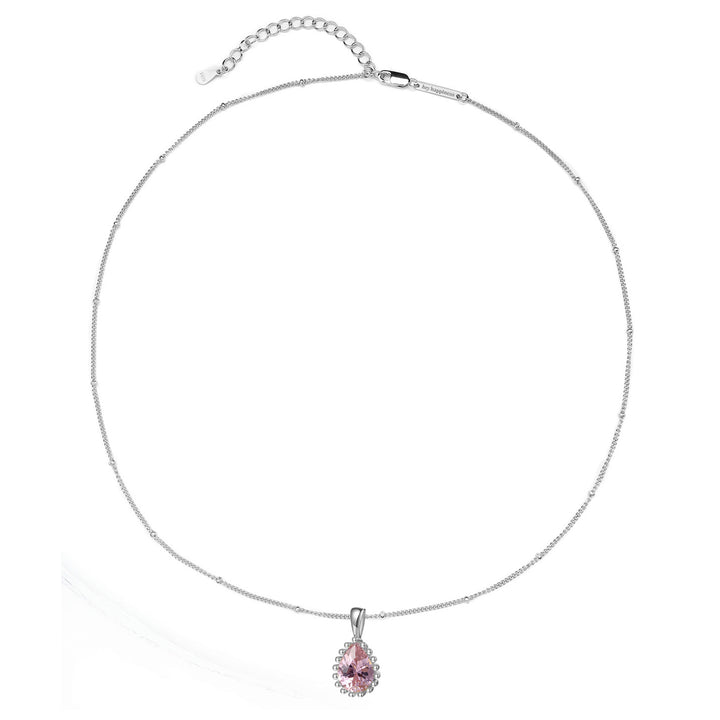 Collier Pierre de Naissance Octobre Tourmaline Argent Sterling