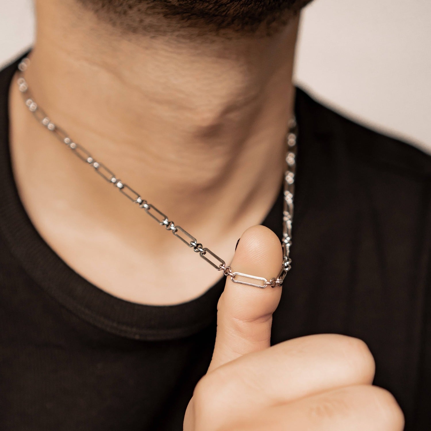 Collier Chaîne Maillons Longs Waterproof