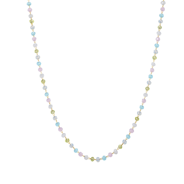 Pastell Multicolor Perlenkette - wasserfest