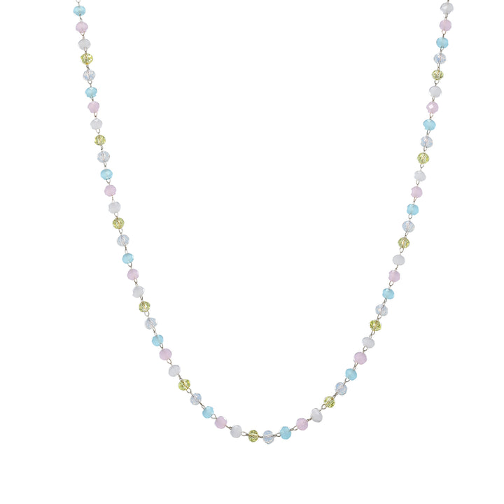 Pastell Multicolor Perlenkette - wasserfest
