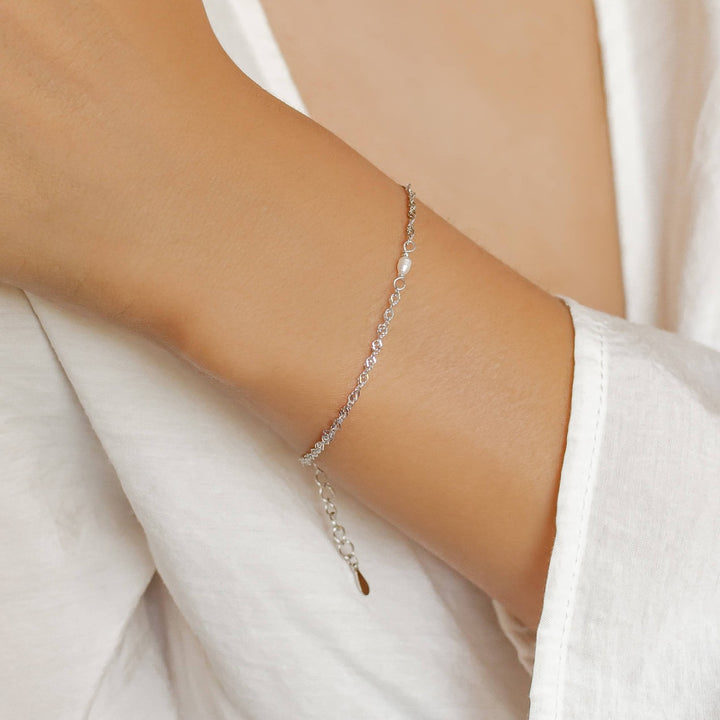 Perlen Schmuckset aus Sterlingsilber