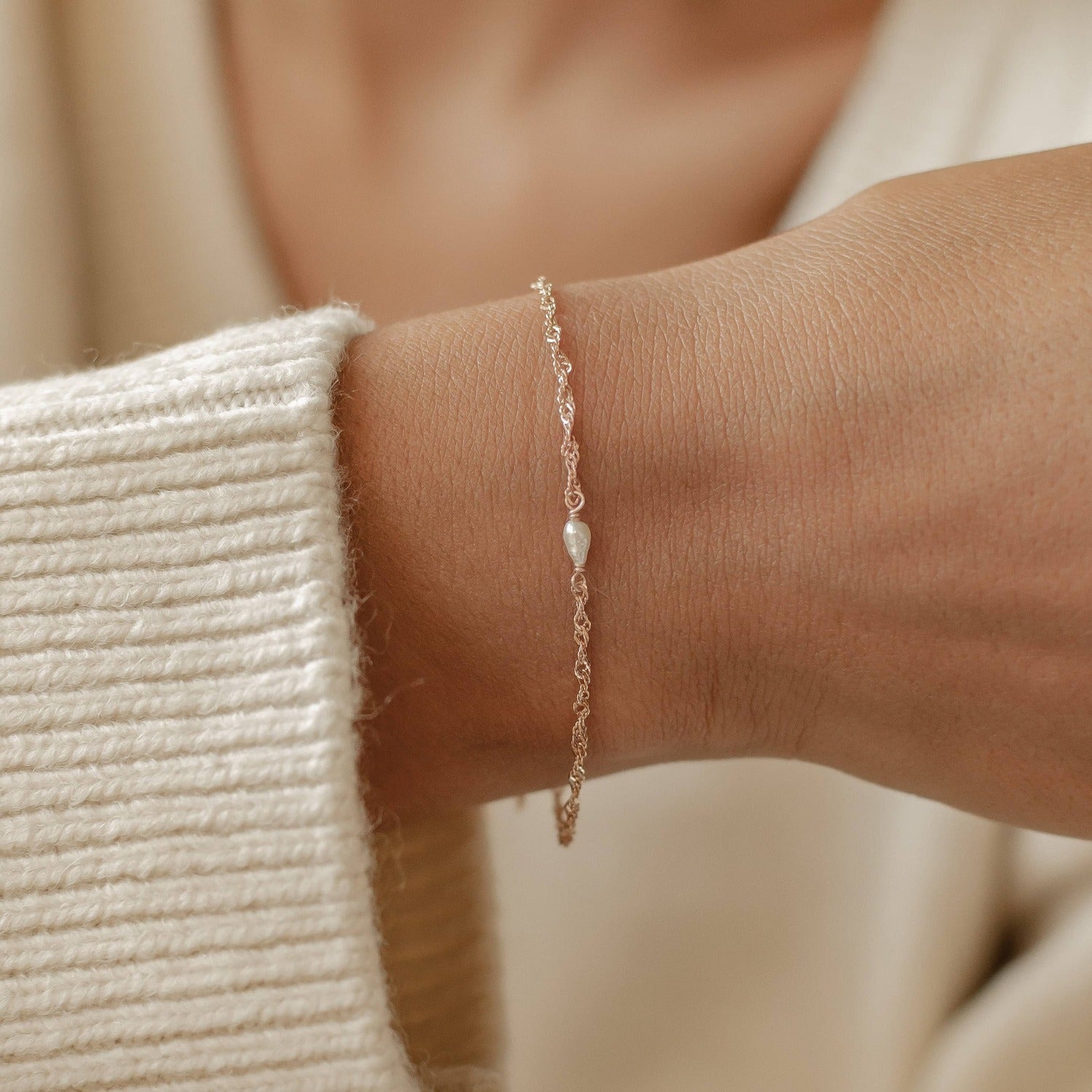 Pearl Jewelry Set Sterling Silver