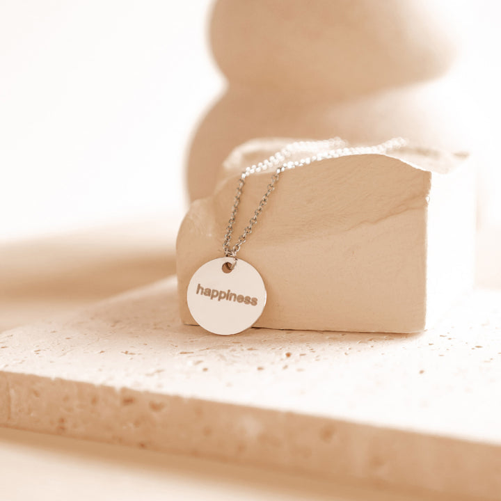 Collar Colgante Redondo Personalizado Waterproof