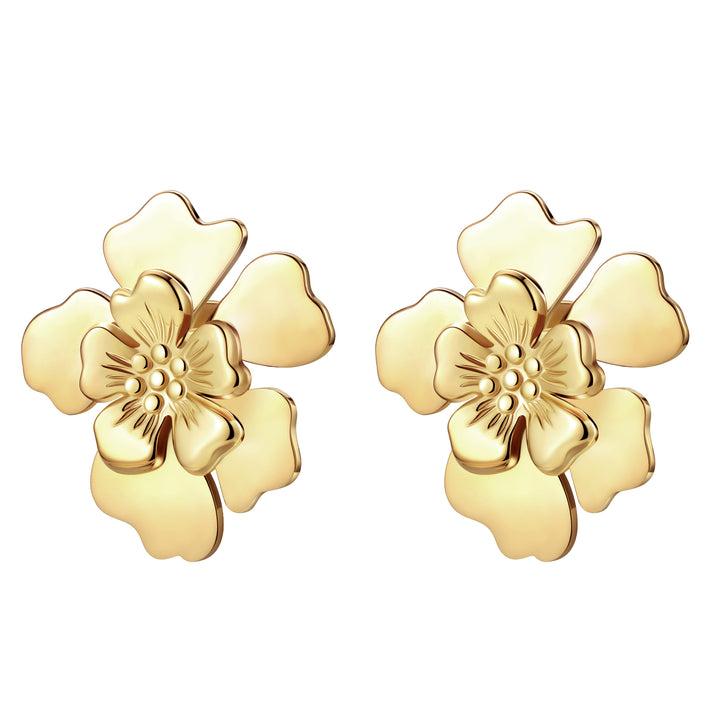 Pendientes Statement Pétalo Blossom Waterproof