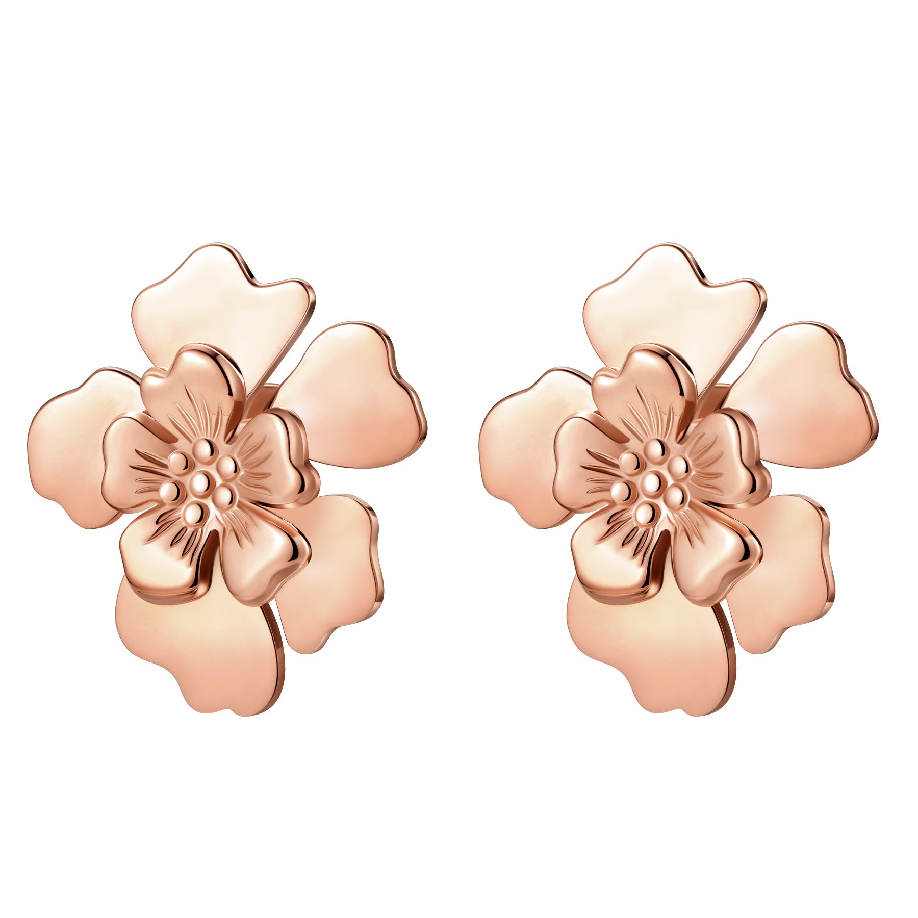 Statement-Ohrringe „Blütenblatt“ – Wasserdicht