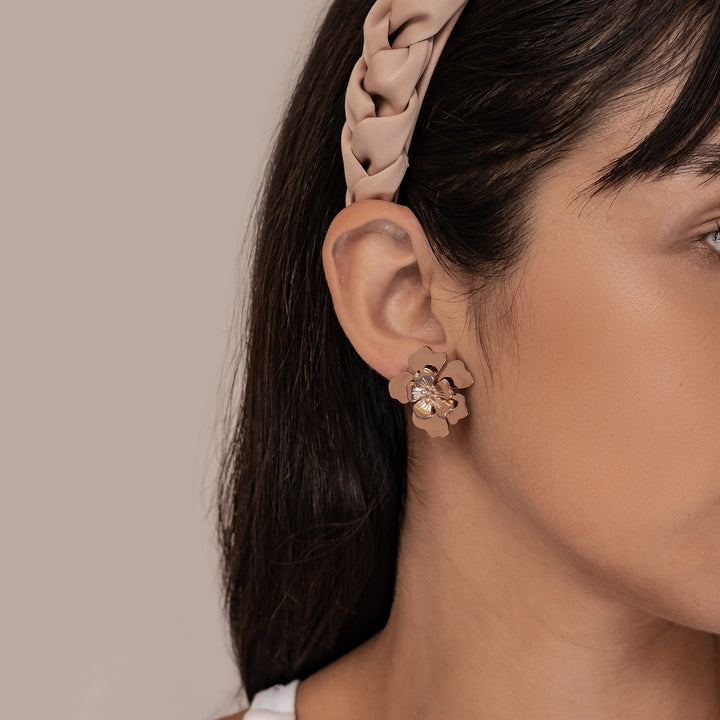 Boucles d’oreilles Statement Pétale Blossom Waterproof