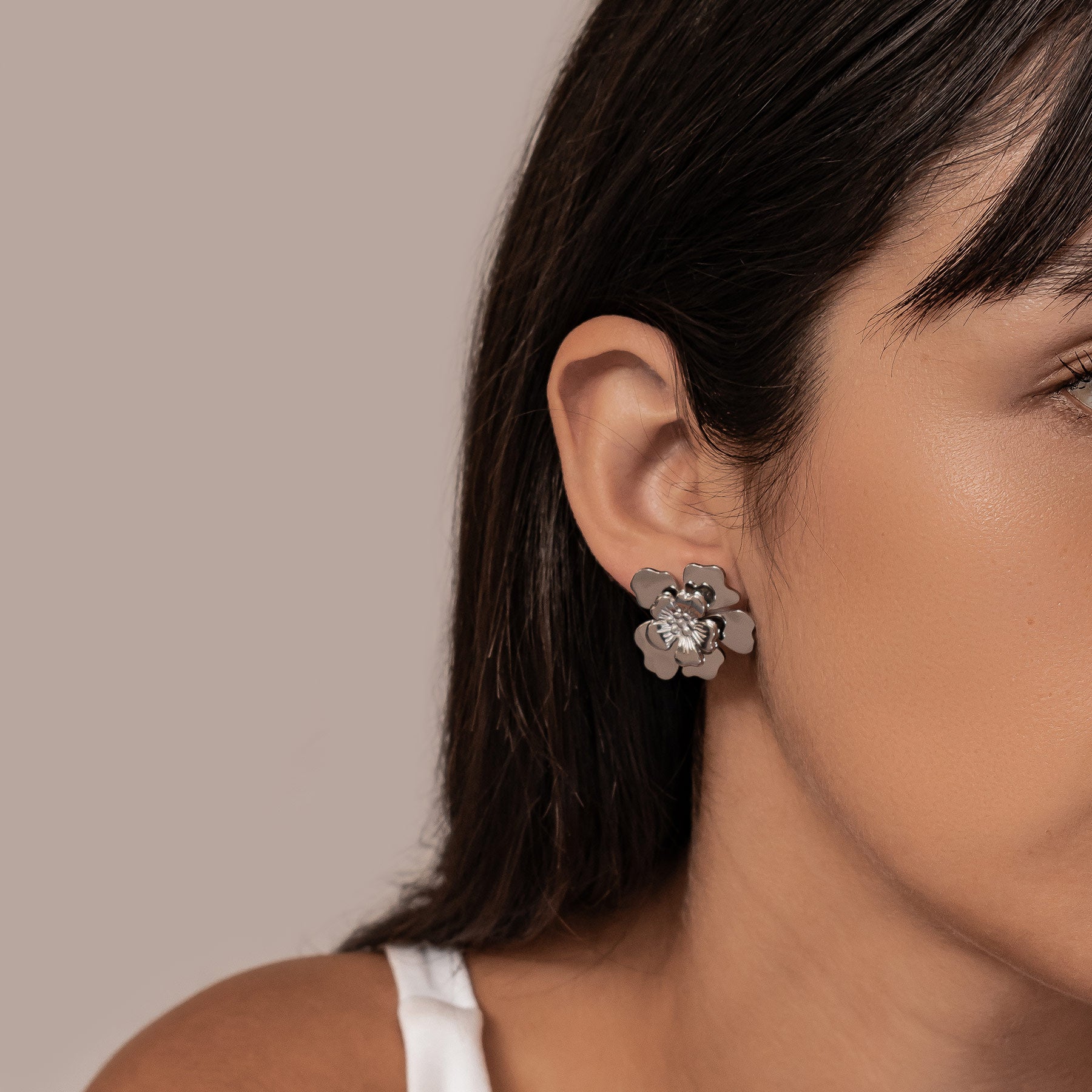 Statement-Ohrringe „Blütenblatt“ – Wasserdicht