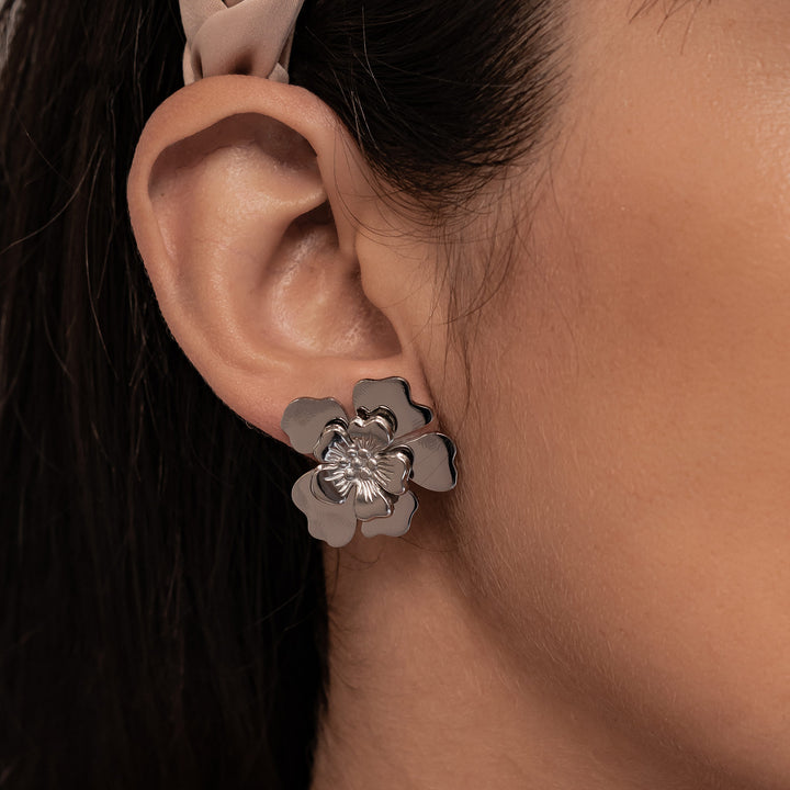 Boucles d’oreilles Statement Pétale Blossom Waterproof