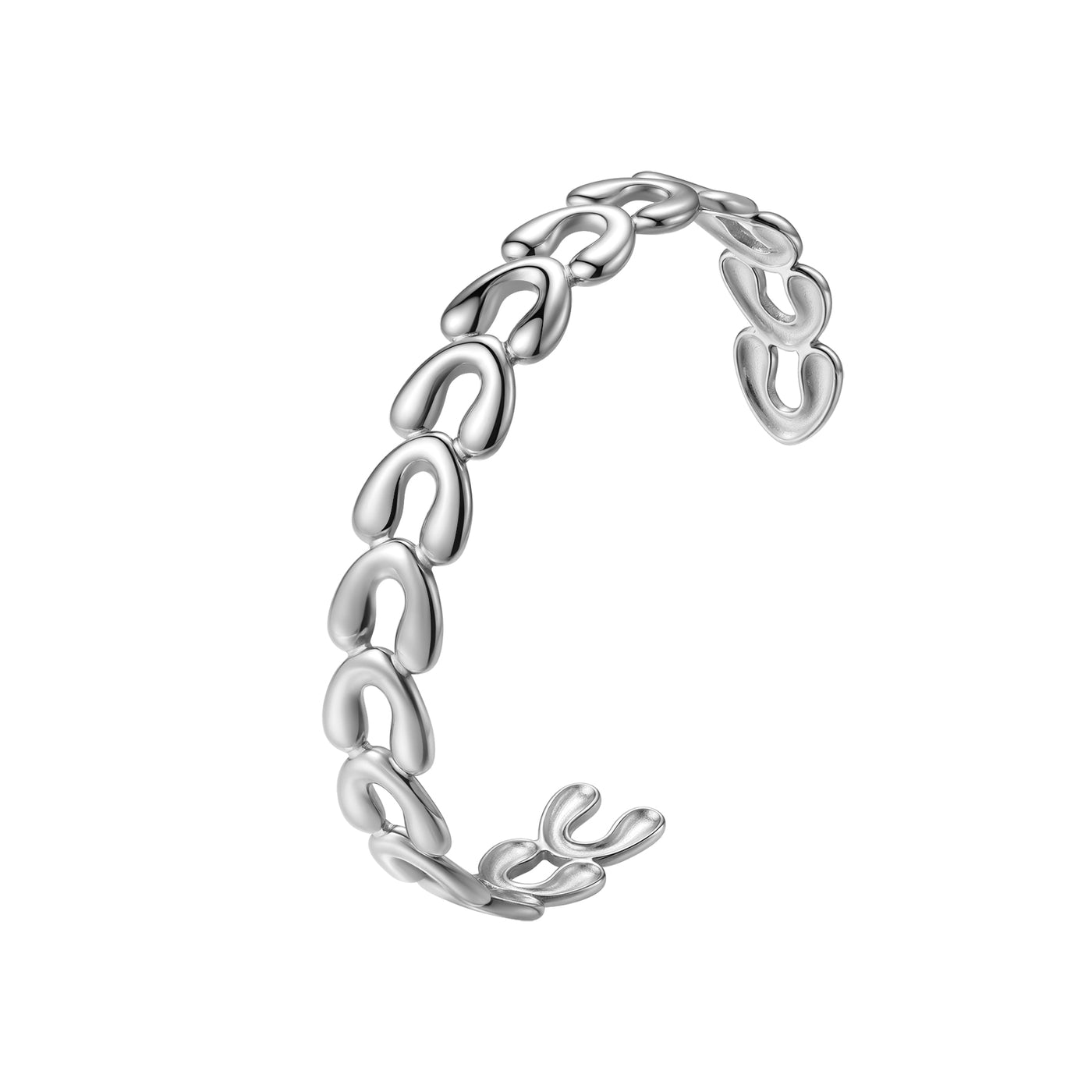 Brazalete Abierto Lazo Pétalos