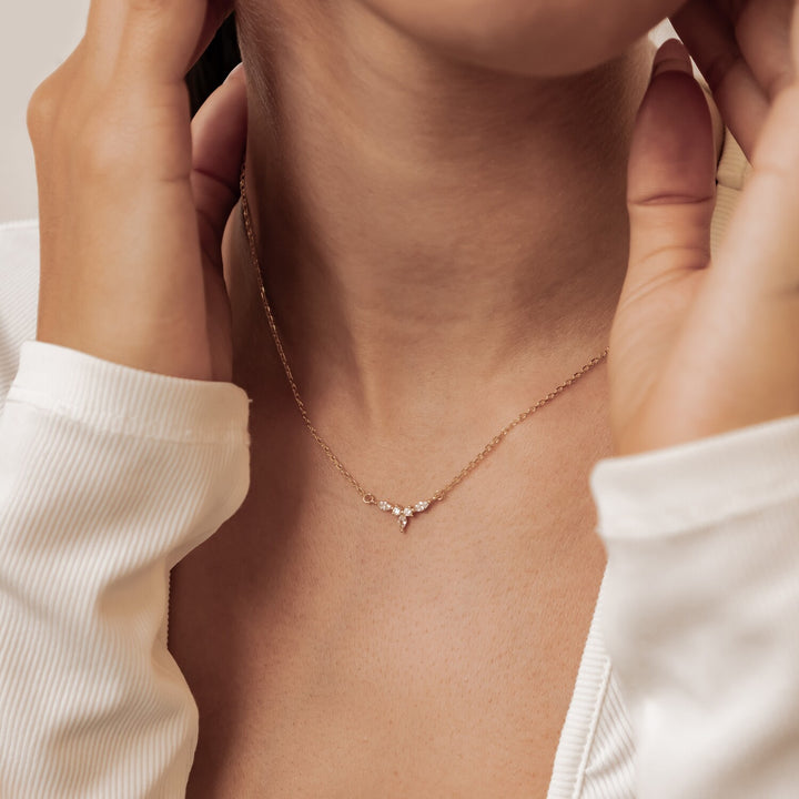 Collier Petite Couronne Argent Sterling
