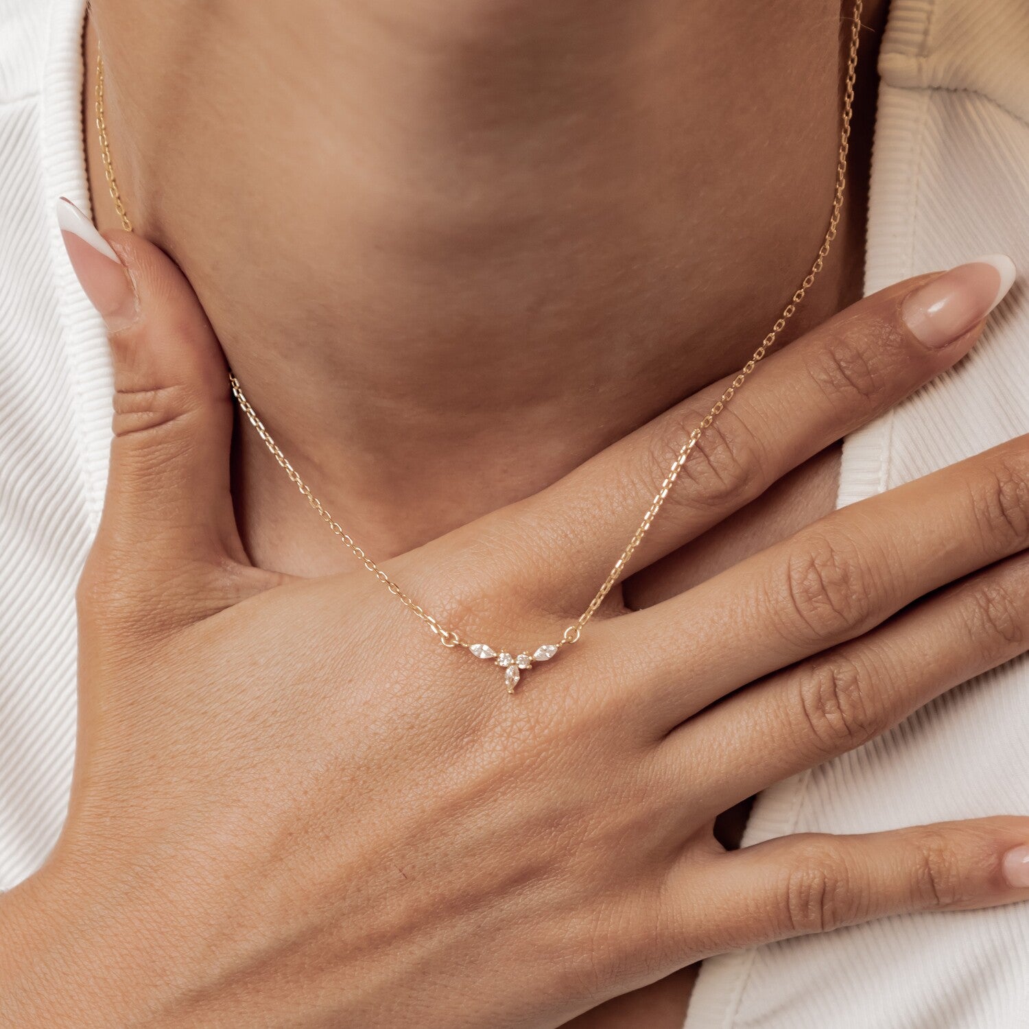 Collar Petite Corona Plata de Ley