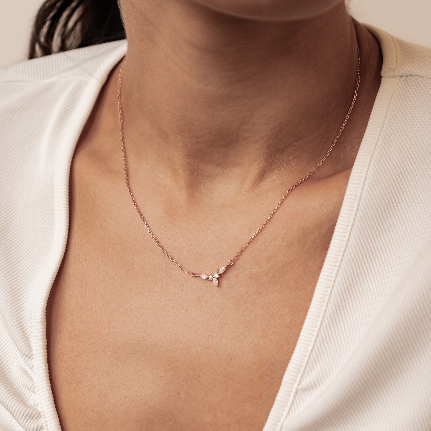 Collar Petite Corona Plata de Ley