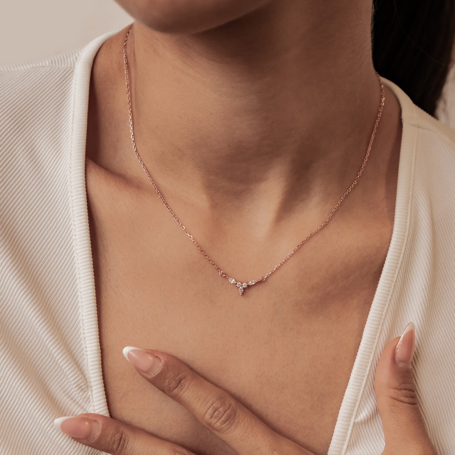 Collar Petite Corona Plata de Ley