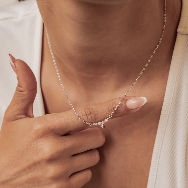Collier Petite Couronne Argent Sterling