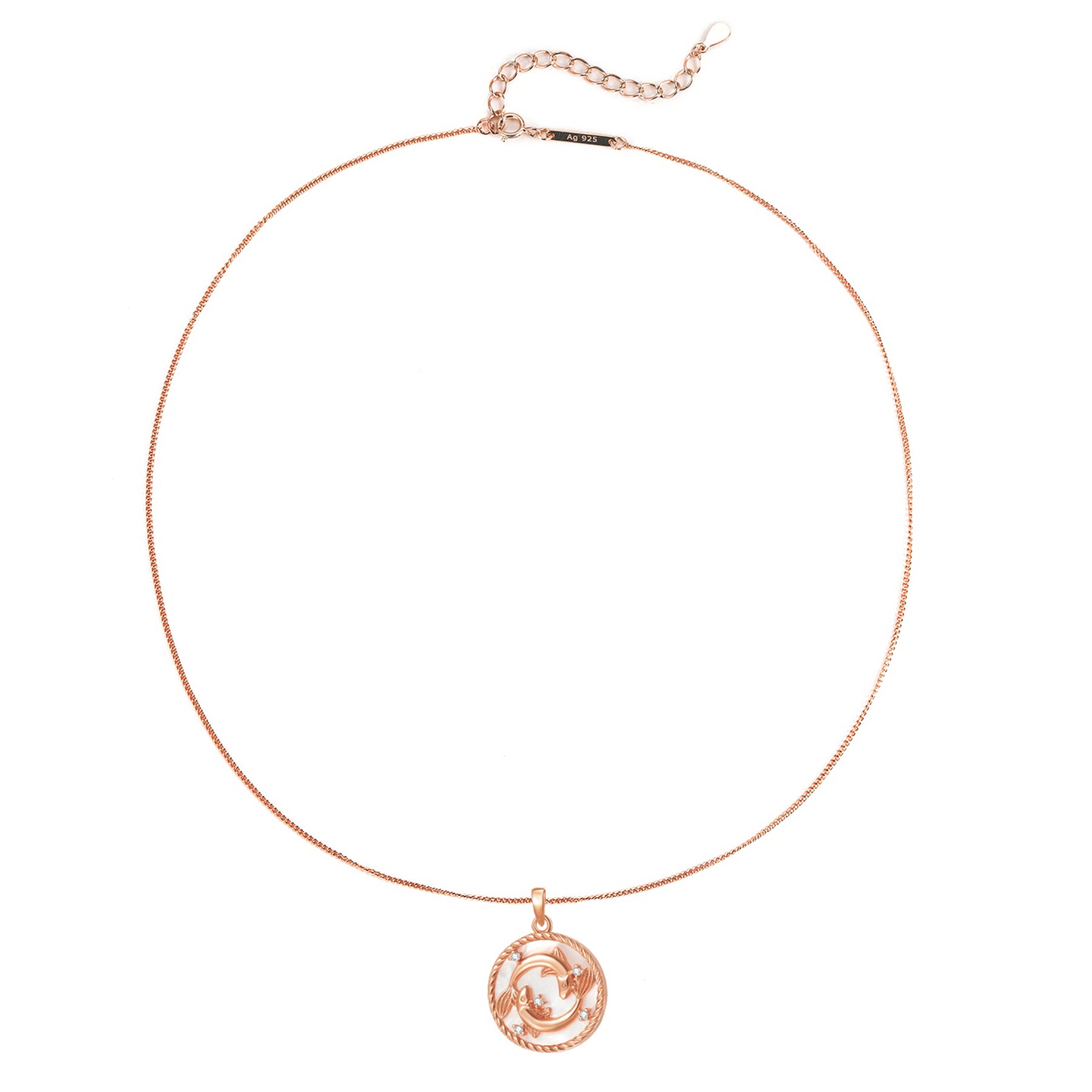 Collier pendentif zodiaque Poissons